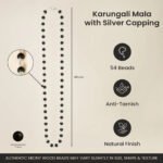 Silver Capped Karungali Malai – with Free Karungali Bracelet Gift (Govt. Certified) - Image 9