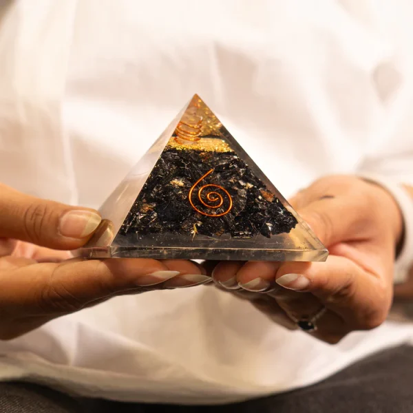 Black Obsidian Pyramid