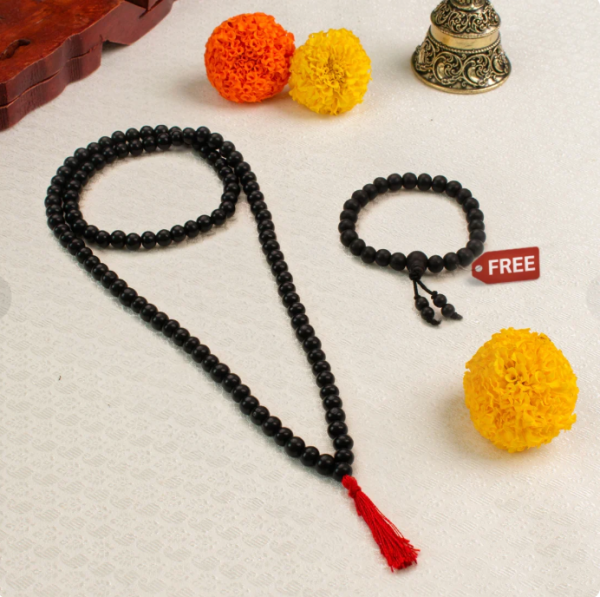 Karungali Malai (8mm) – With Free Karungali Bracelet