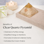 Clear Quartz Pyramid - Image 2