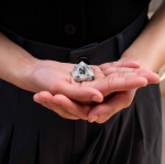 100% Pure Rainbow Moonstone Pyramid - Image 2