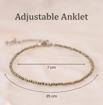 Raw Pyrite Anklet - Image 5