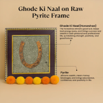 Ghode Ki Naal on Raw Pyrite Frame - Image 2