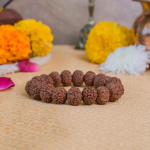 Divya Raksha Combo - Rudraksha karungali Mala with Free 7 Mukhi Rudraksha Bracelet - Image 4