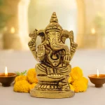 Brass Ganesh Ji Murti