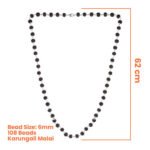Silver Plated Eternal Karungali Mala - Natural Ebony Wood (Govt. Certified) - Image 12