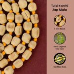 100% Original 5mm Tulsi Kanthi Jaap Mala Long Bead - Image 2