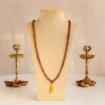 5 Mukhi Rudraksha Mala - 7mm, 108+1 beads - Image 5
