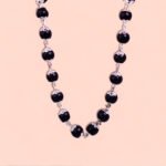 Silver Plated Eternal Karungali Mala - Natural Ebony Wood (Govt. Certified) - Image 2